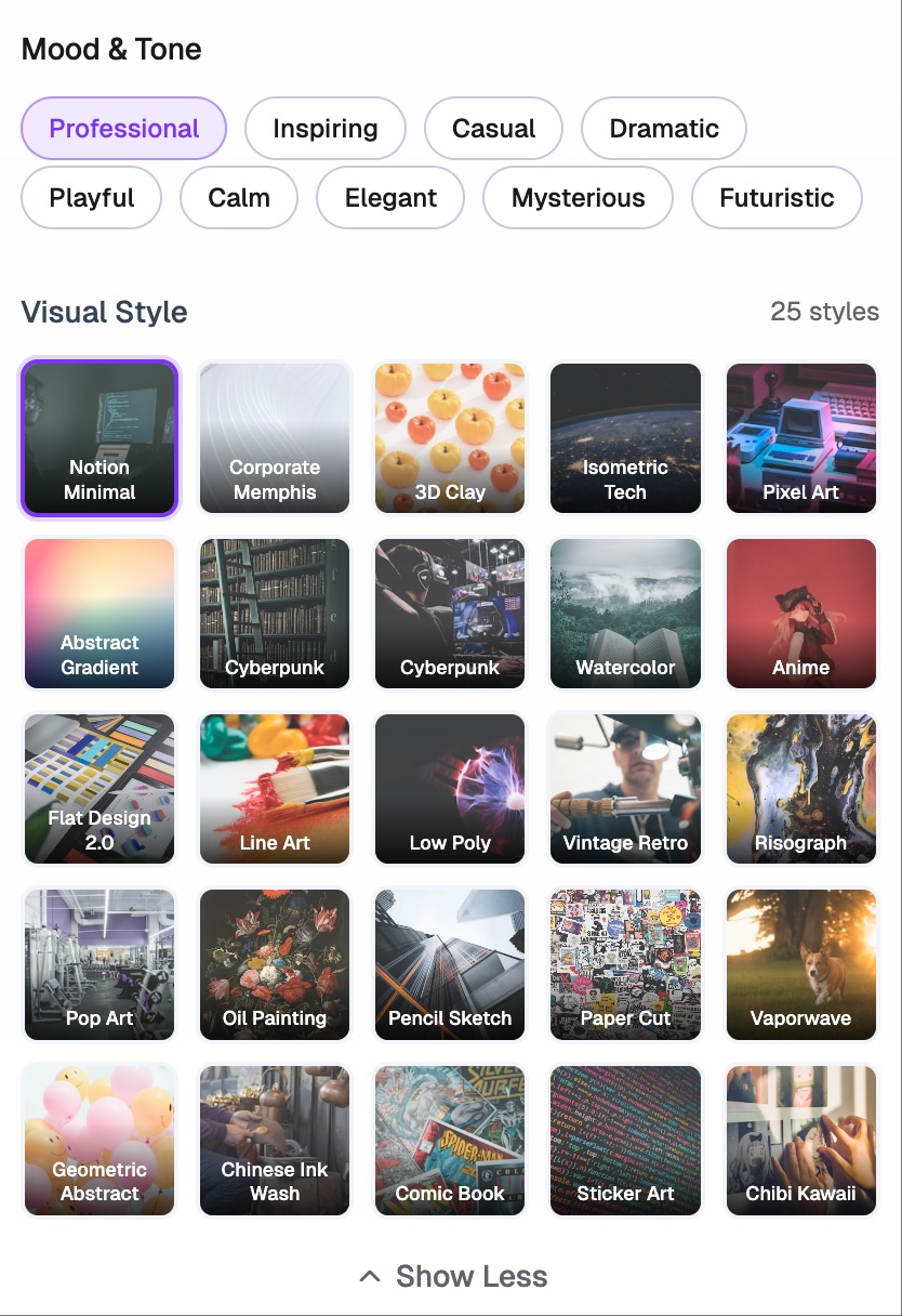 Visual Style Configuration